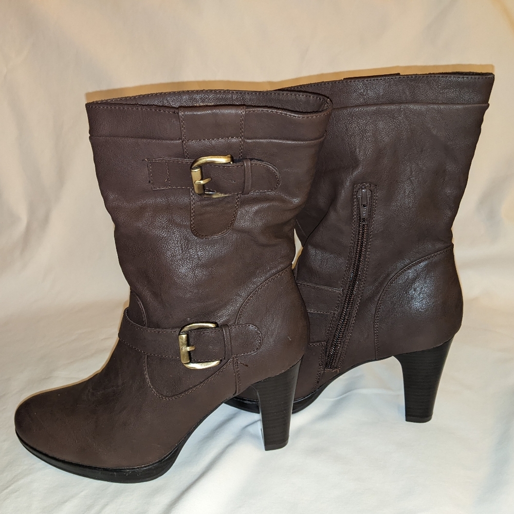 Rialto ladies mid calf boots sz 8.5